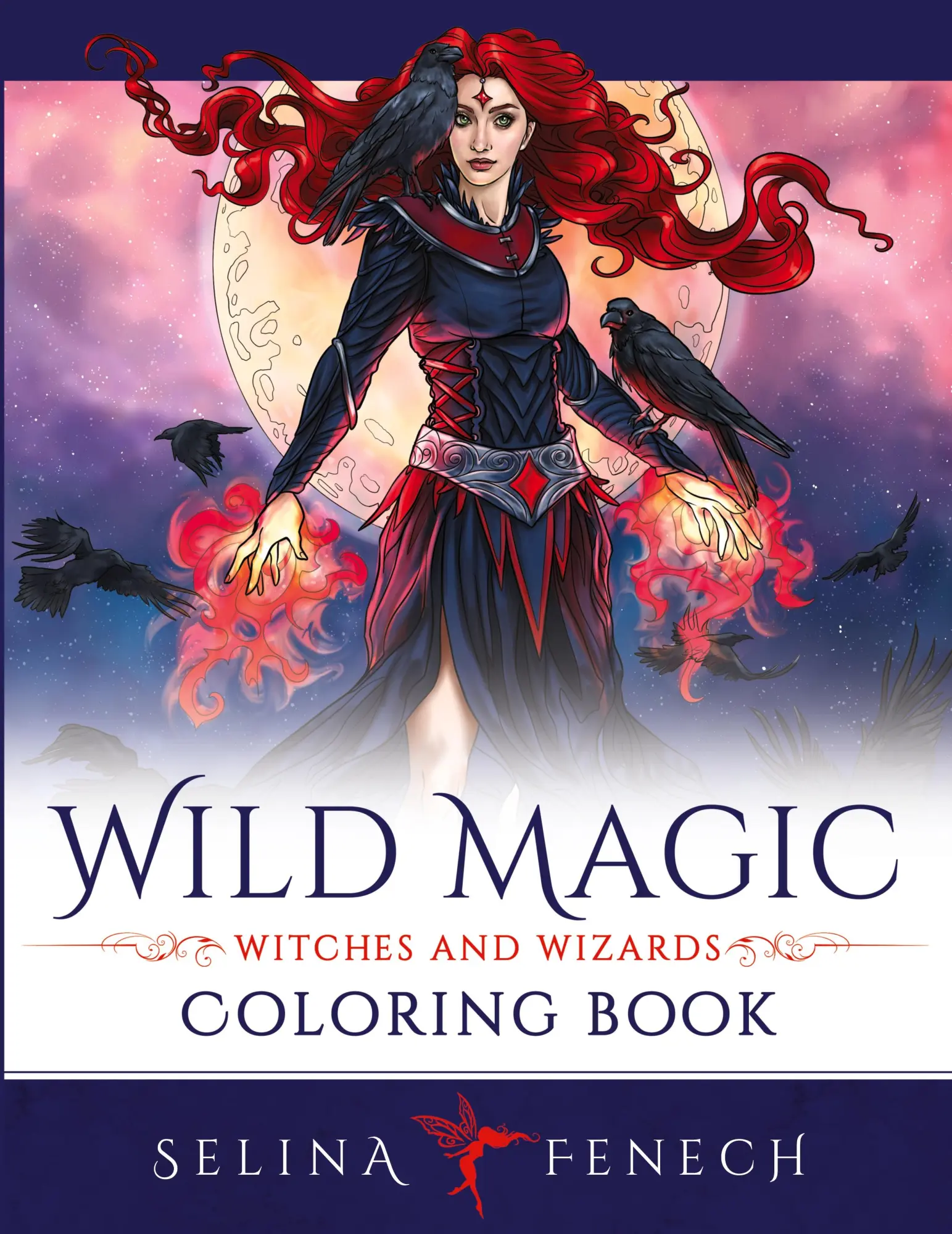 Cover: 9781922390356 | Wild Magic - Witches and Wizards Coloring Book | Selina Fenech | Buch