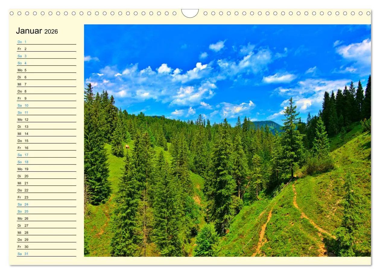 Bild: 9783457410356 | Bayern - Idylle zwischen Allgäu und Bayerischen Alpen (Wandkalender...