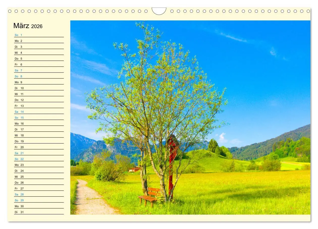 Bild: 9783457410356 | Bayern - Idylle zwischen Allgäu und Bayerischen Alpen (Wandkalender...