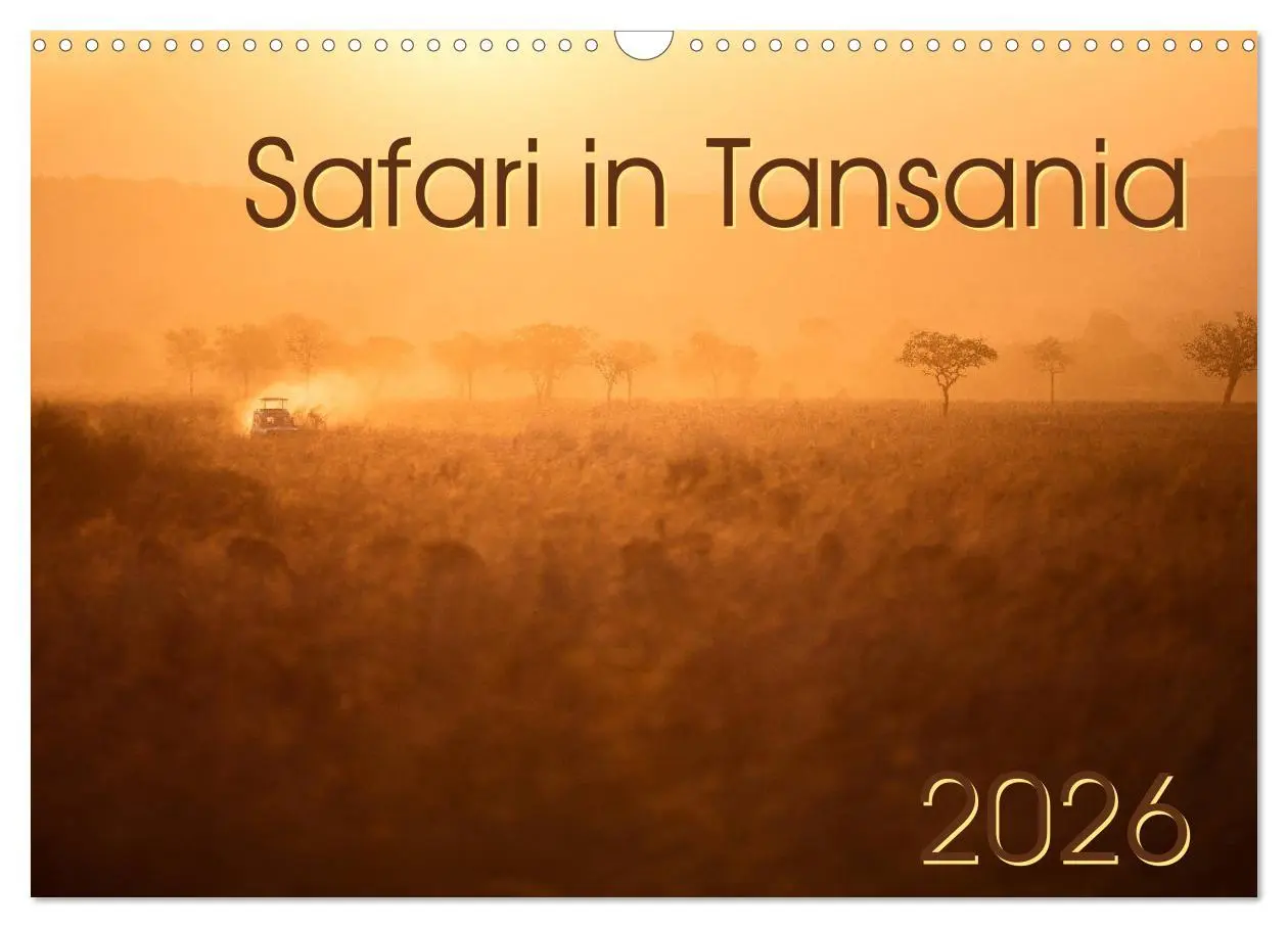 Cover: 9783457890356 | Safari in Tansania (Wandkalender 2026 DIN A3 quer), CALVENDO...