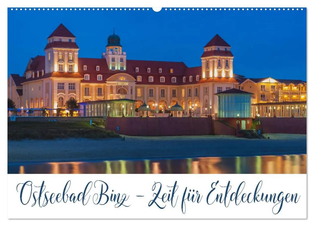 Cover: 9783457960356 | Ostseebad Binz - Zeit für Erholung (Wandkalender 2026 DIN A2 quer),...