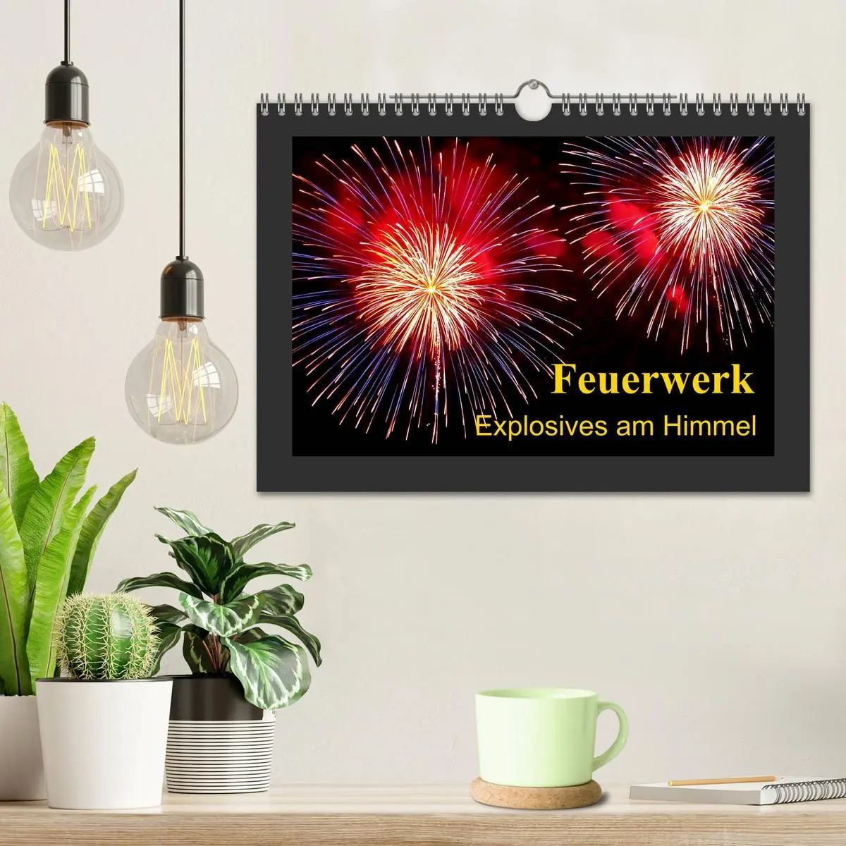 Bild: 9783516050356 | Feuerwerk - Explosives am Himmel (Wandkalender 2026 DIN A4 quer),...