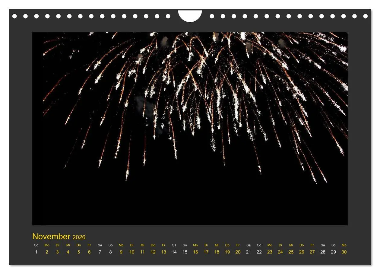 Bild: 9783516050356 | Feuerwerk - Explosives am Himmel (Wandkalender 2026 DIN A4 quer),...