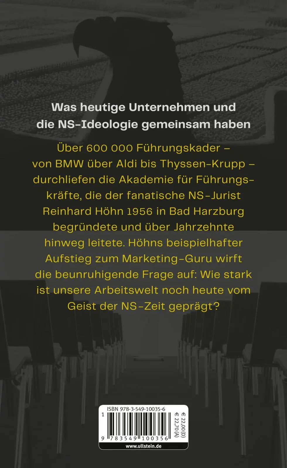 Rückseite: 9783549100356 | Gehorsam macht frei | Johann Chapoutot | Buch | 176 S. | Deutsch