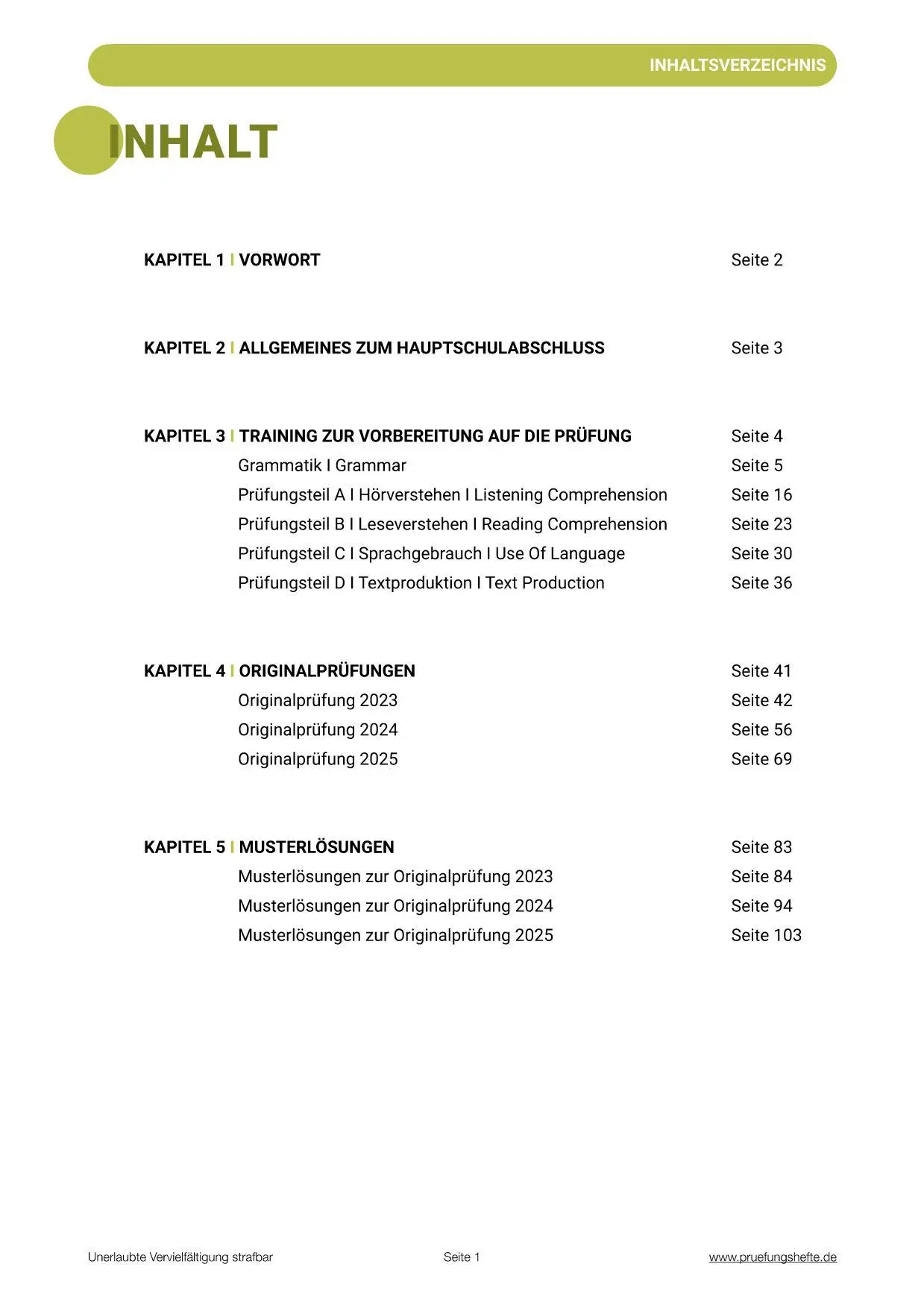 Bild: 9783692040356 | Prüfungsheft &amp; Training - 2026 Englisch Hauptschule - Hessen -...
