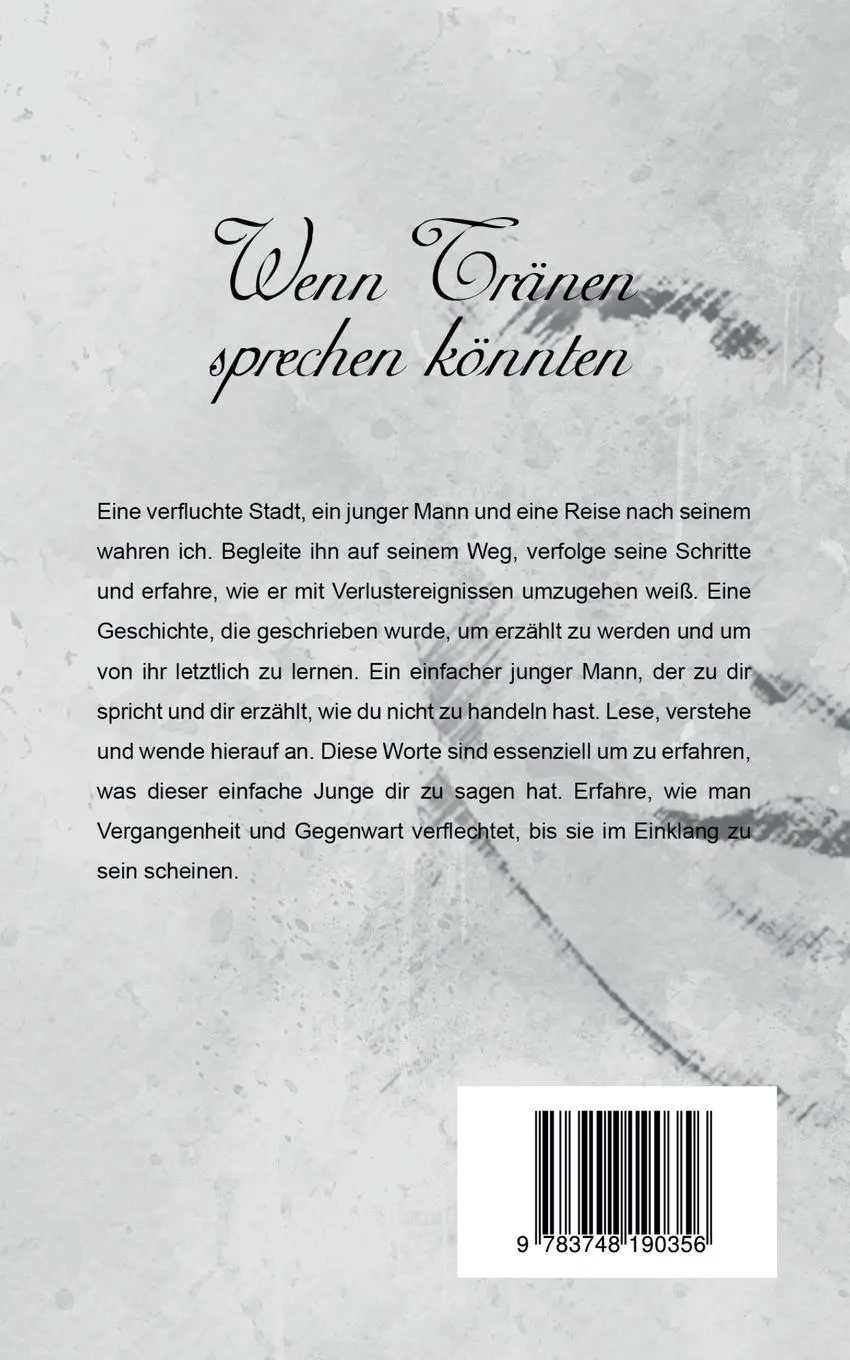 Rückseite: 9783748190356 | Wenn Tränen sprechen könnten | Zakaria Ouchni | Taschenbuch | 84 S.