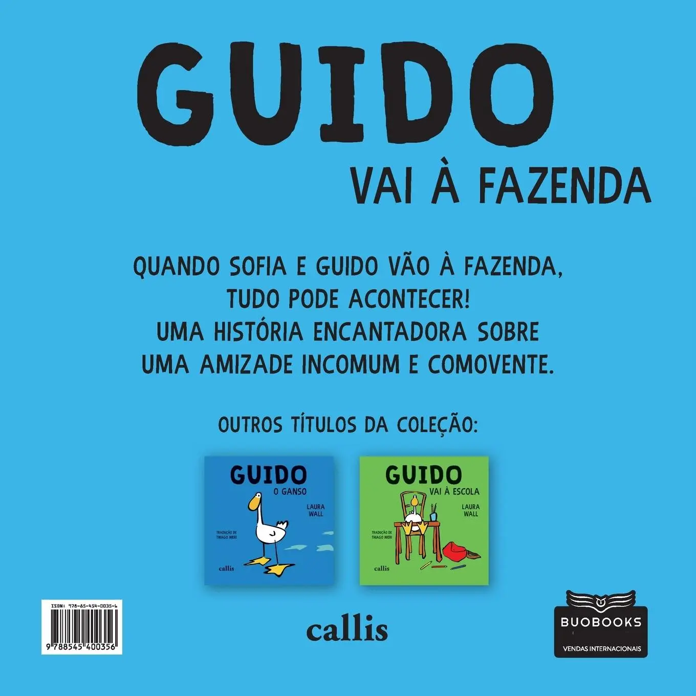 Rückseite: 9788545400356 | Guido vai à fazenda | Laura Wall | Taschenbuch | Guido | Paperback