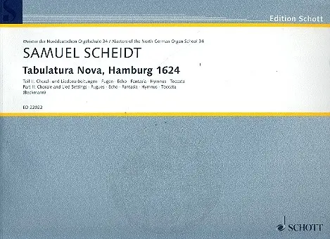 Cover: 9790001200356 | Tabulatura Nova Band 34 | Samuel Scheidt | Buch | 2014 | Schott Music