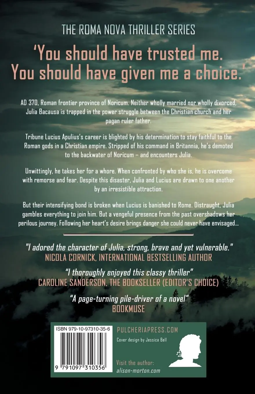 Rückseite: 9791097310356 | JULIA PRIMA | Alison Morton | Taschenbuch | Roma Nova thriller series