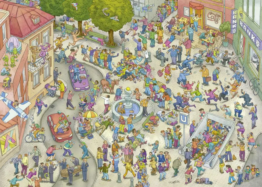 Bild: 4001689300456 | Mobile Zombies | 1000 Teile | Florian Mitgutsch | Spiel | 30045 | 2023