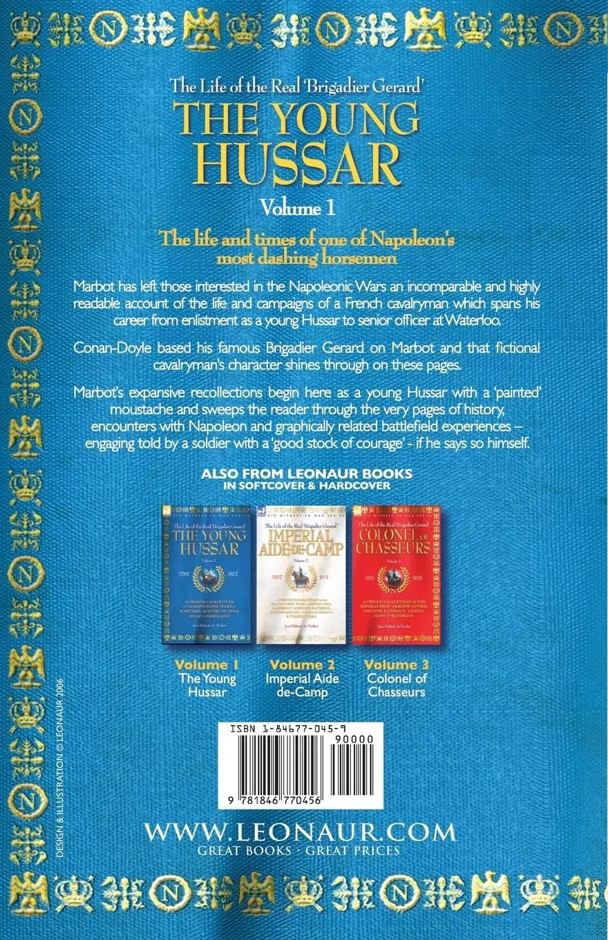 Rückseite: 9781846770456 | THE YOUNG HUSSAR - VOLUME 1 - A FRENCH CAVALRYMAN OF THE NAPOLEONIC...
