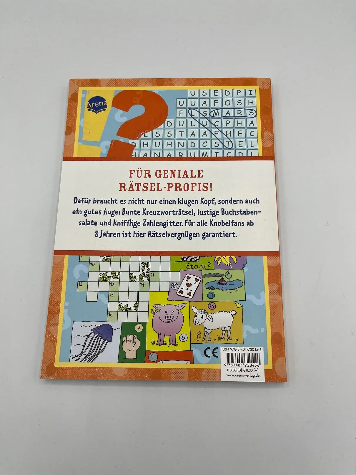 Rückseite: 9783401720456 | 80 geniale Kreuzworträtsel | Deike | Taschenbuch | 96 S. | Deutsch