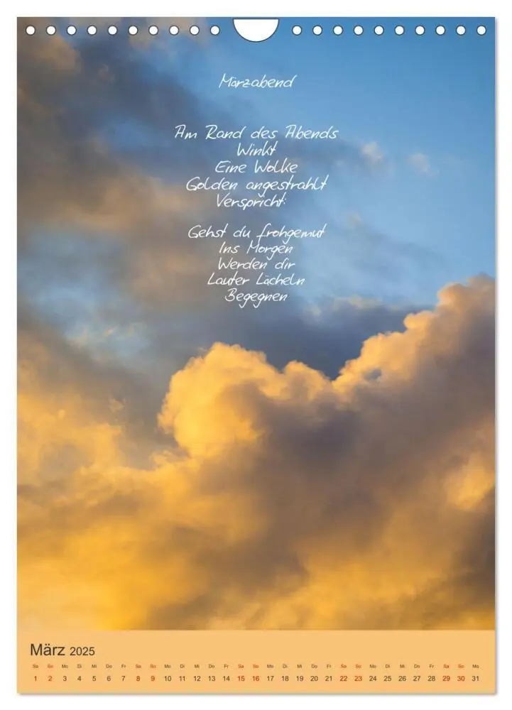 Bild: 9783435930456 | Himmlische Tage (Wandkalender 2025 DIN A4 hoch), CALVENDO...