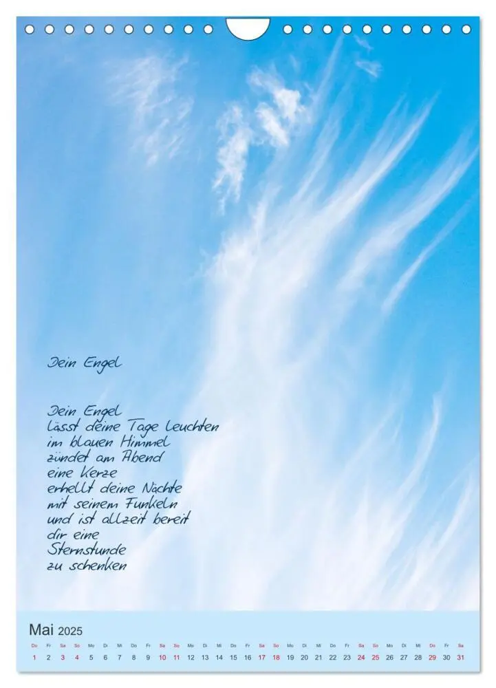 Bild: 9783435930456 | Himmlische Tage (Wandkalender 2025 DIN A4 hoch), CALVENDO...