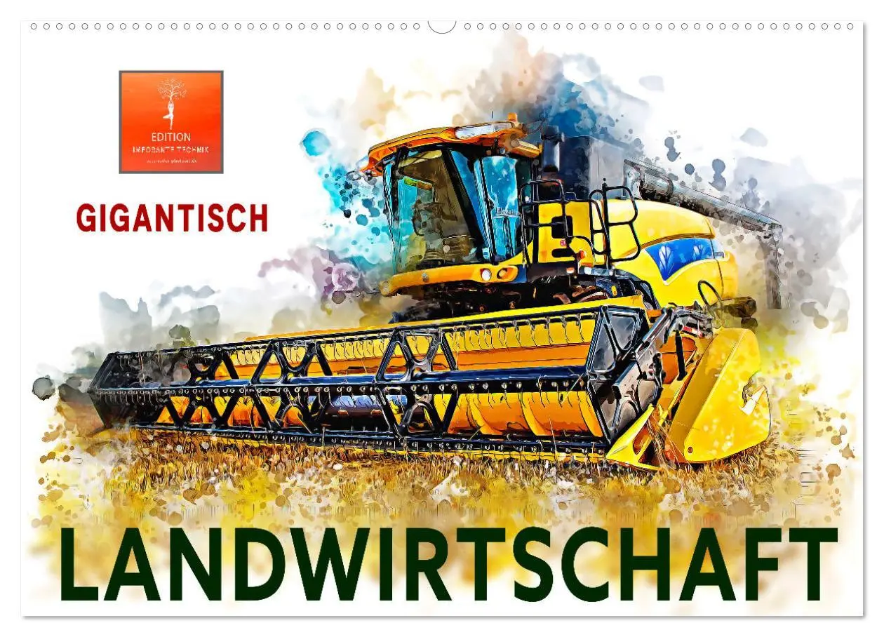 Cover: 9783457640456 | Landwirtschaft - Gigantisch (Wandkalender 2026 DIN A2 quer),...