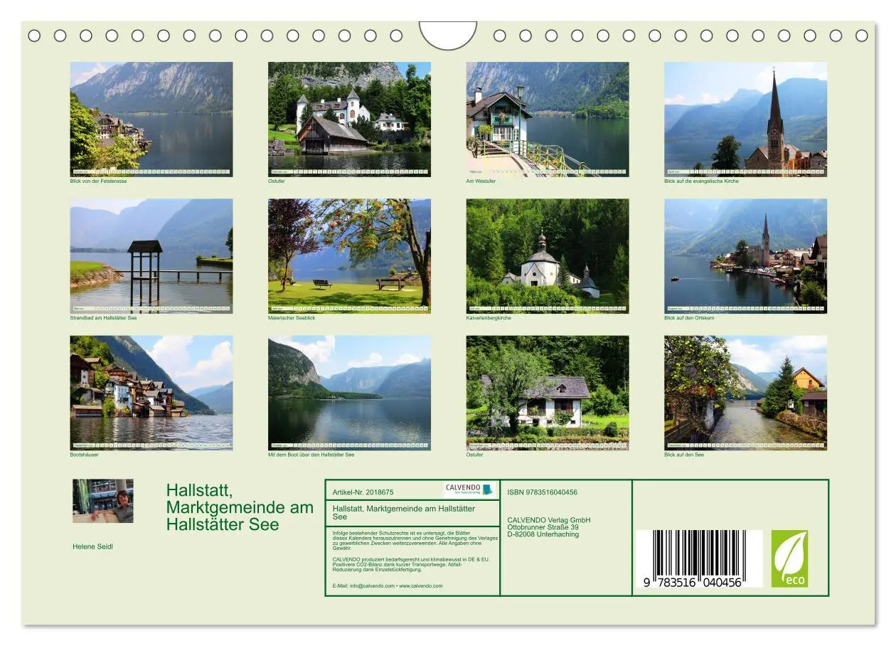 Bild: 9783516040456 | Hallstatt, Marktgemeinde am Hallstätter See (Wandkalender 2026 DIN...