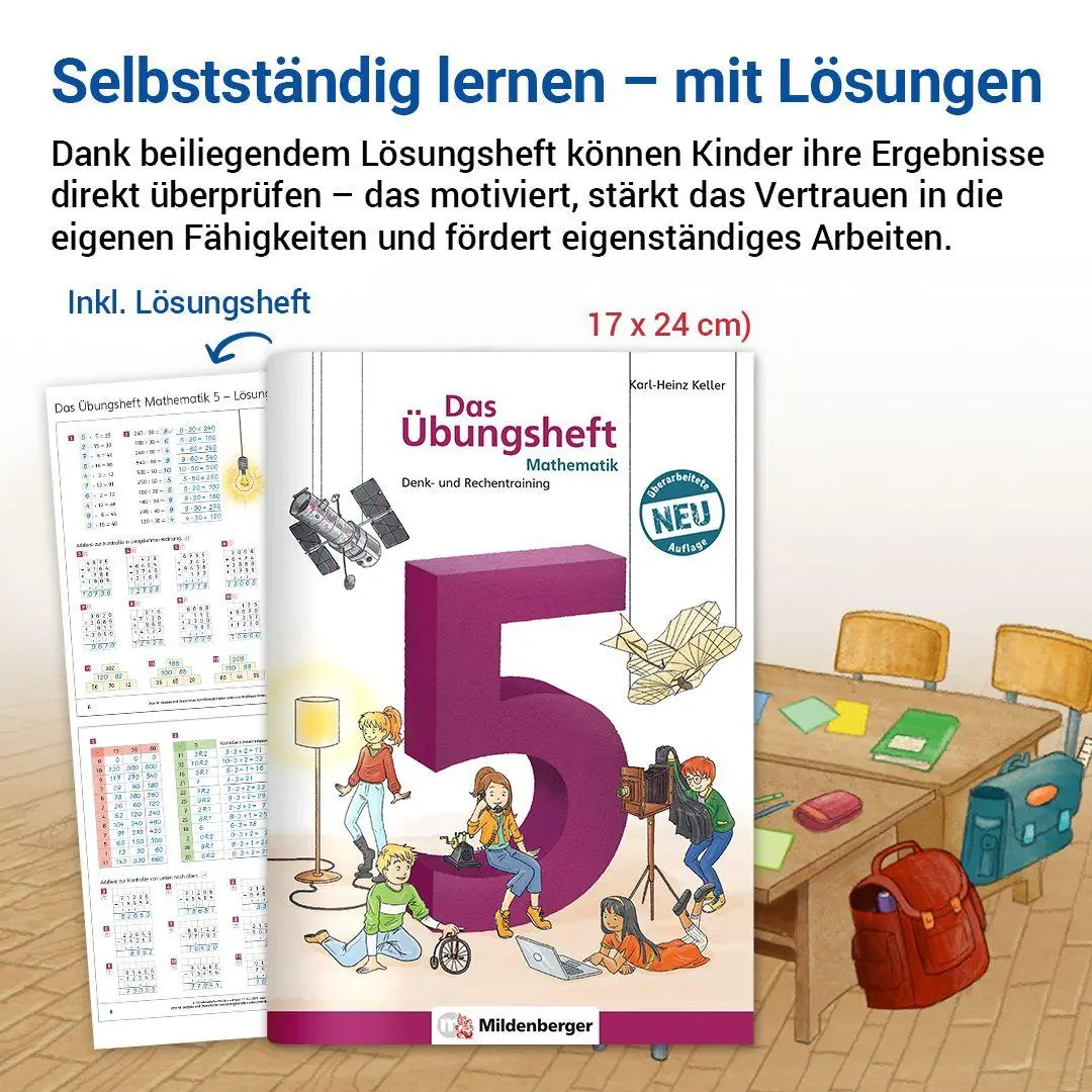 Bild: 9783619550456 | Das Übungsheft Mathematik 5 | Denk- und Rechentraining, Klasse 5