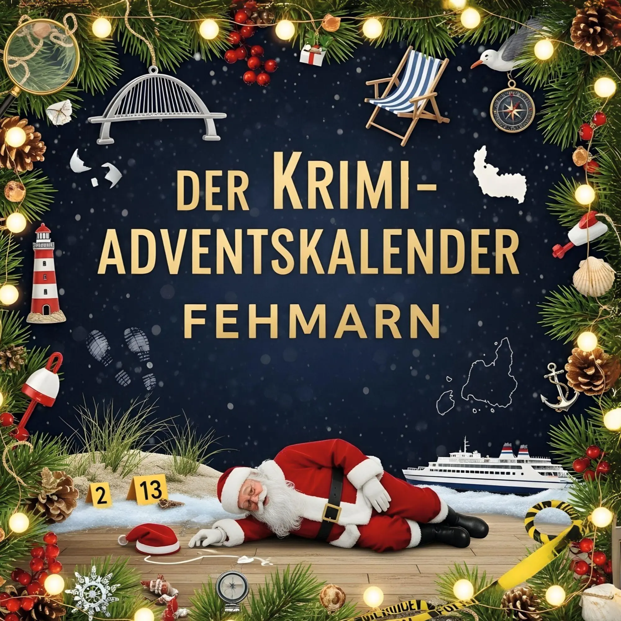 Cover: 9783695310456 | Der Krimi-Adventskalender Fehmarn | Mordsverdächtig in 24 Akten | Buch