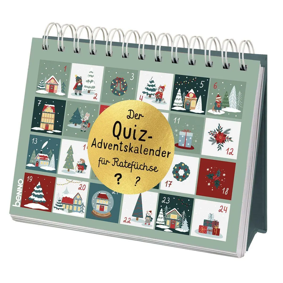 Cover: 9783746270456 | Der Quiz-Adventskalender für Ratefüchse | Kalender | 52 S. | Deutsch