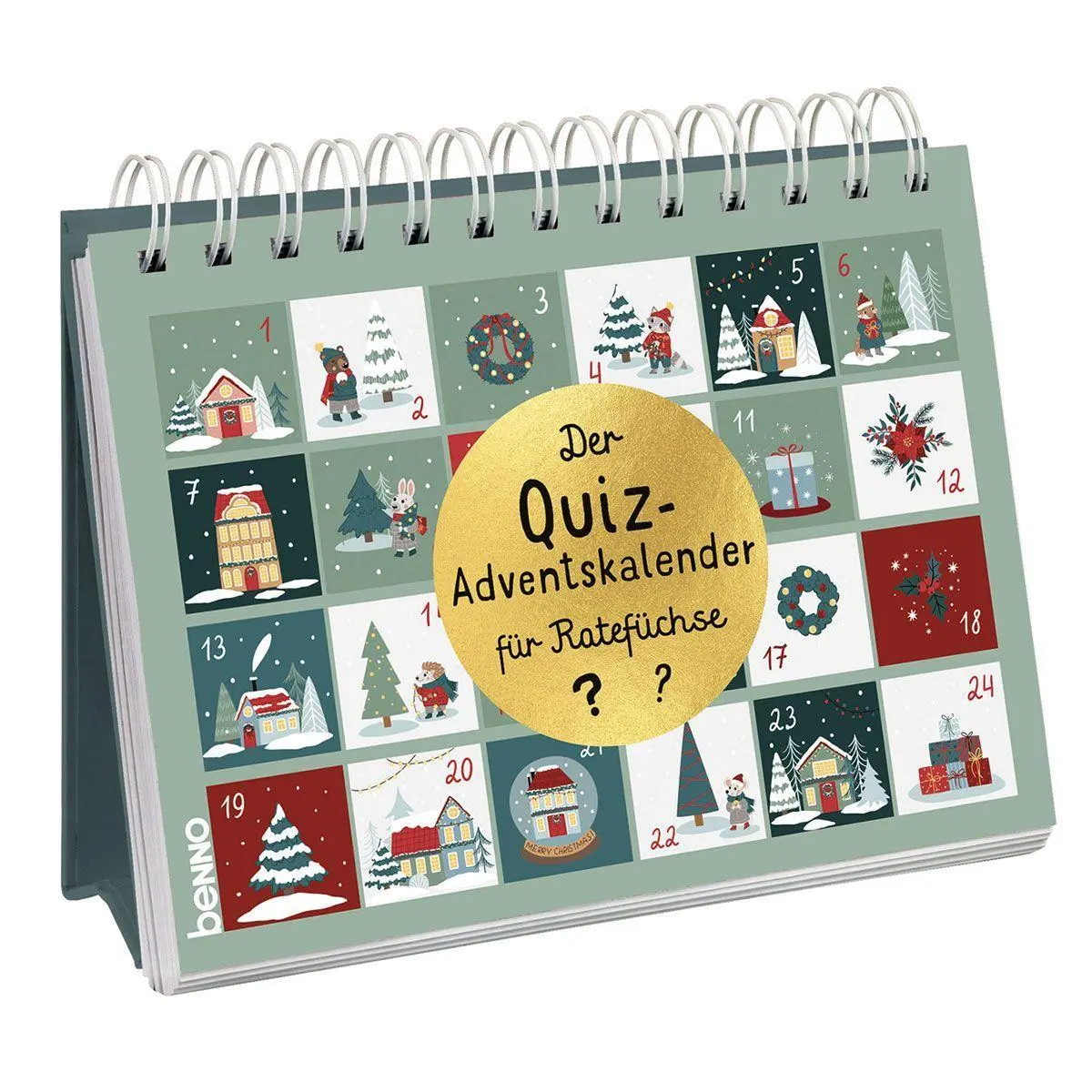 Bild: 9783746270456 | Der Quiz-Adventskalender für Ratefüchse | Kalender | 52 S. | Deutsch