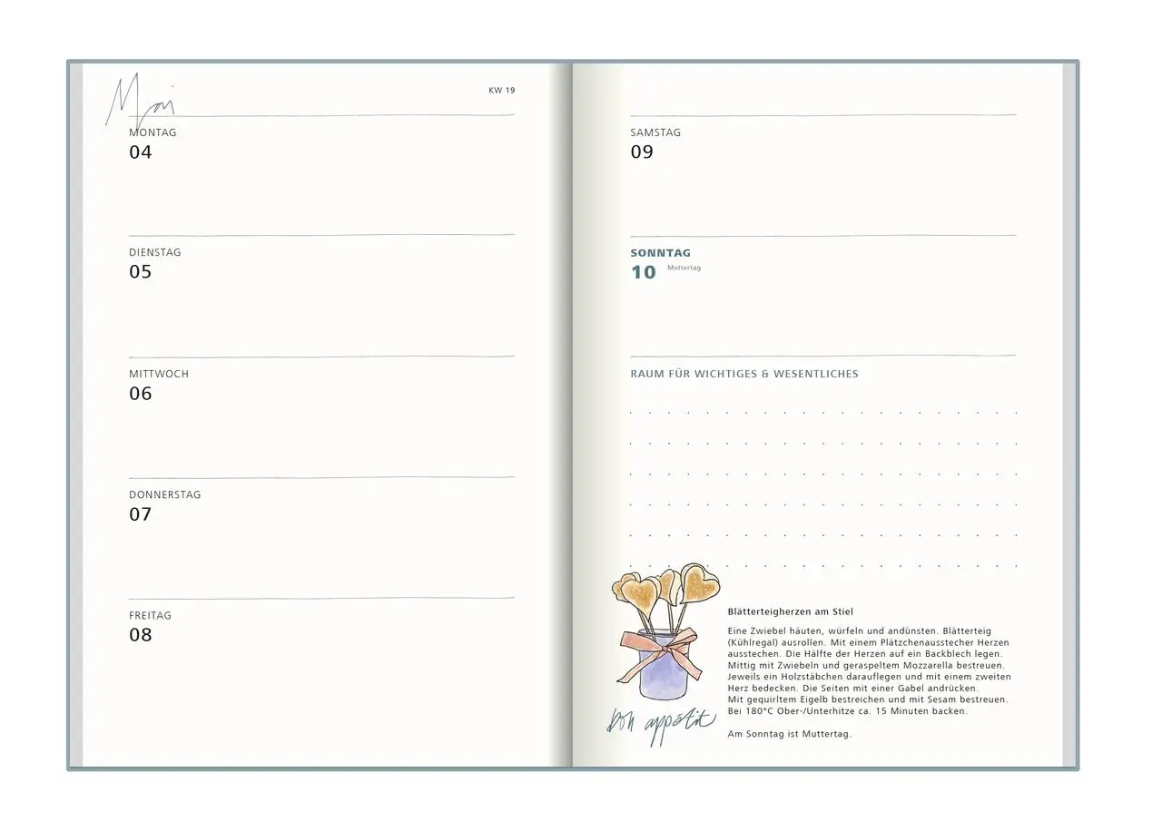 Bild: 9783761570456 | vergissmeinnicht 2026 - Taschenkalender | Anja Schäfer | Kalender