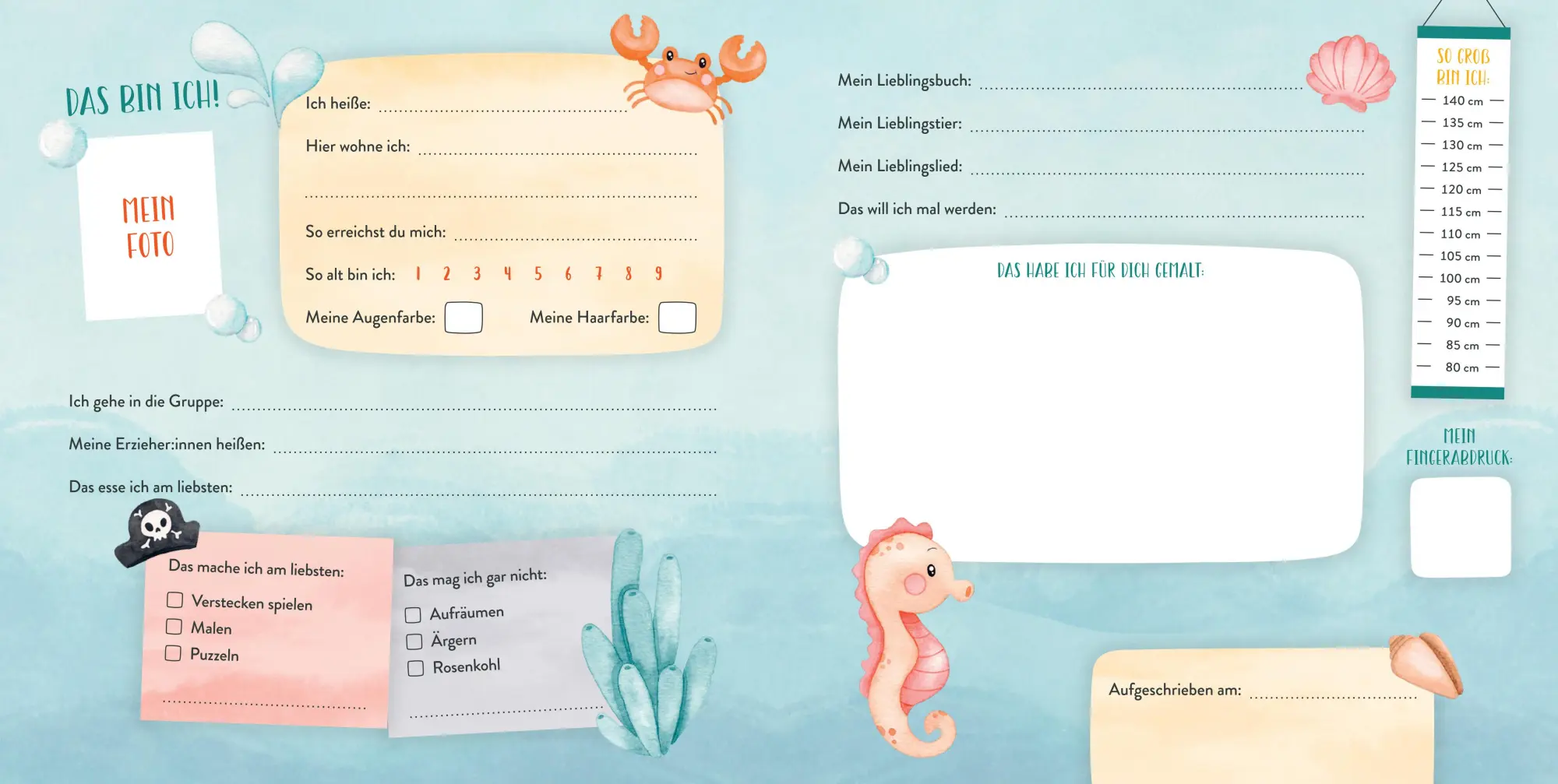Bild: 9783833910456 | Meine Kindergartenfreunde - Unter Wasser | Buch | 64 S. | Deutsch