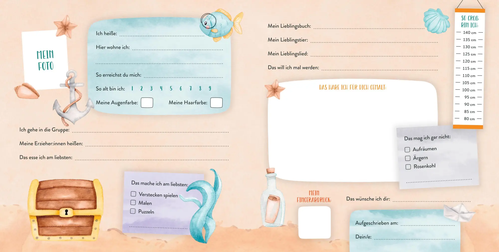 Bild: 9783833910456 | Meine Kindergartenfreunde - Unter Wasser | Buch | 64 S. | Deutsch