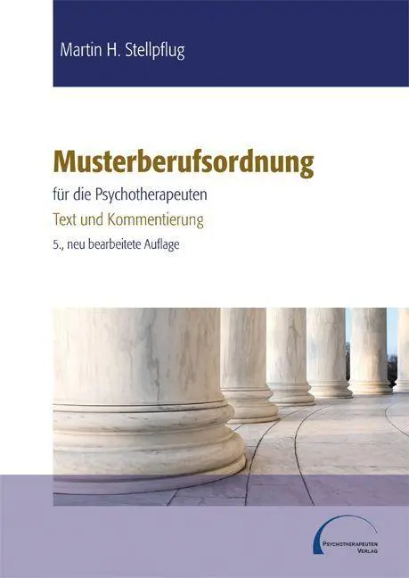 Cover: 9783862240456 | Musterberufsordnung für die Psychotherapeuten | Text und Kommentierung
