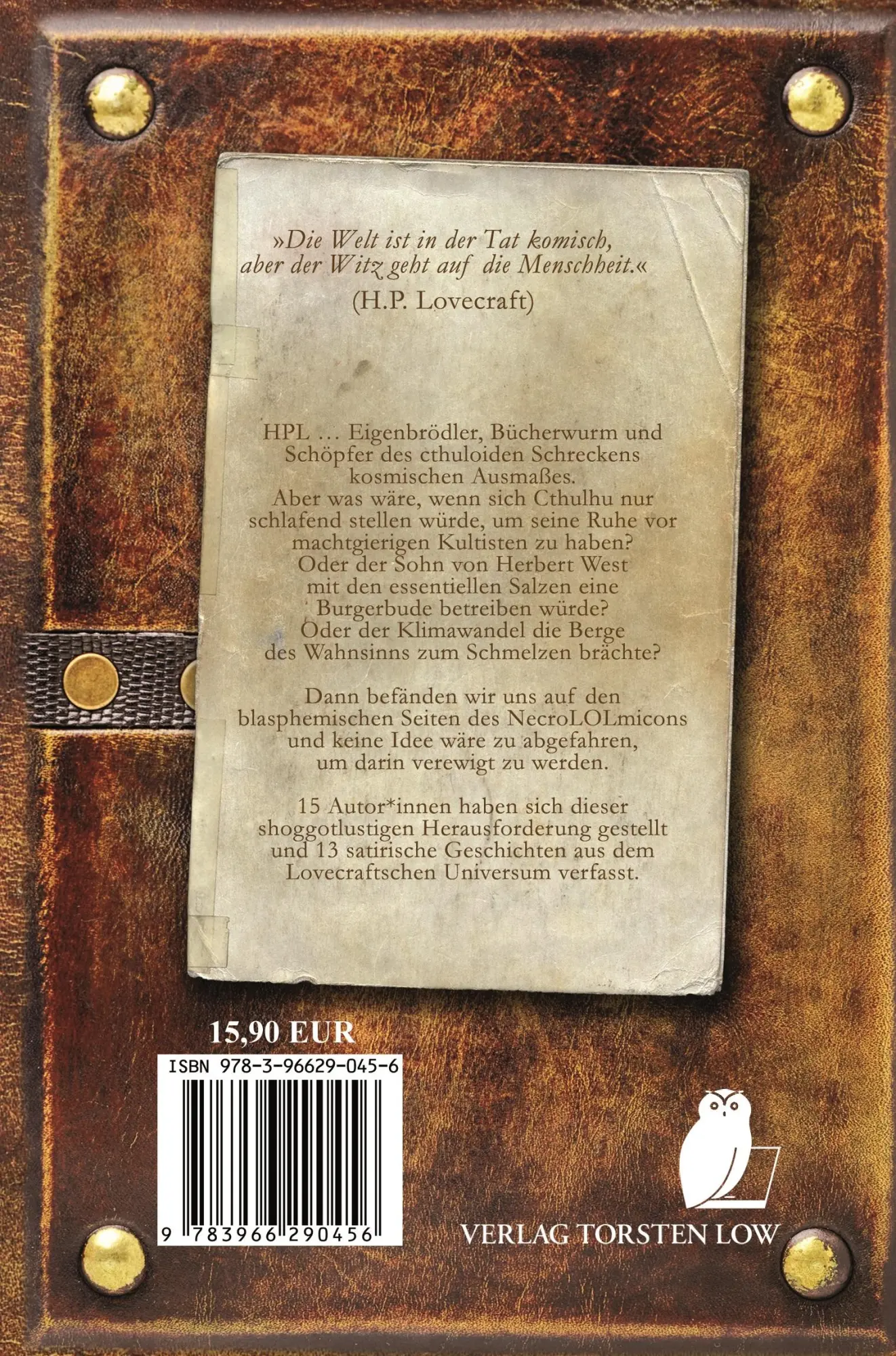 Rückseite: 9783966290456 | NecroLOLmicon | Matthias Ackermann (u. a.) | Taschenbuch | 290 S.