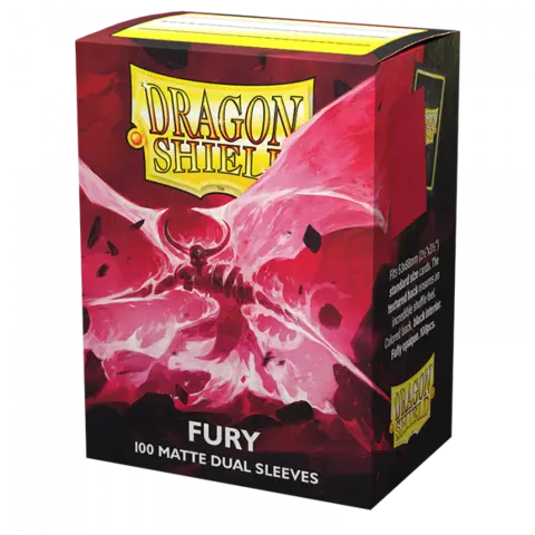 Cover: 5706569150556 | DS100 Dual Matte - Fury (Pink) | Dragon Shield! | EAN 5706569150556