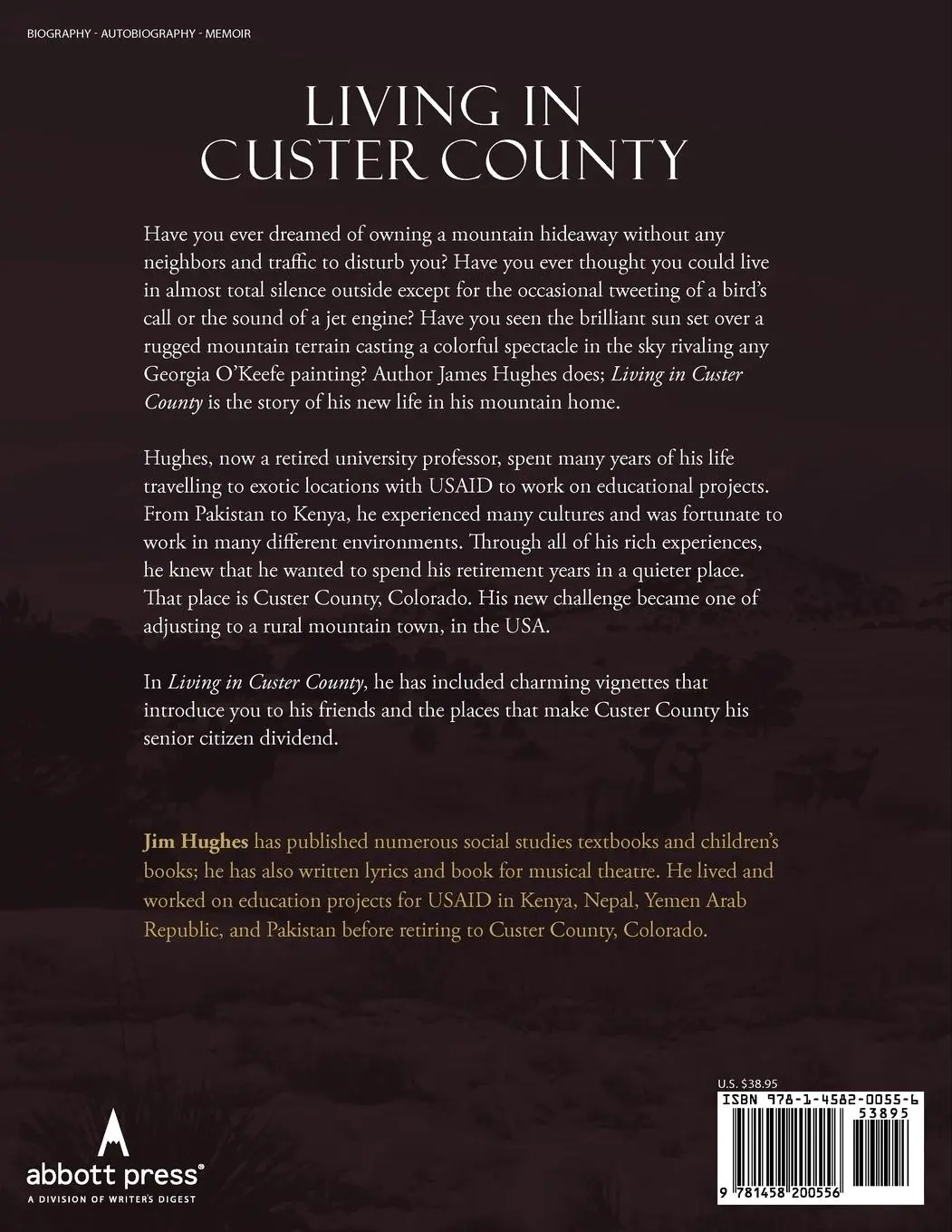 Rückseite: 9781458200556 | Living in Custer County | A Rural Colorado Lifestyle | Jim Hughes