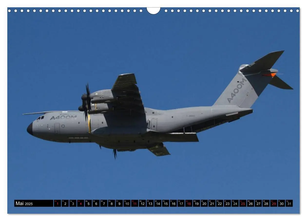 Bild: 9783435470556 | Augenblicke in der Luft: Airbus A400M (Wandkalender 2025 DIN A3...