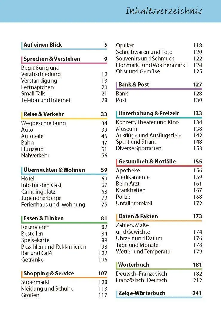 Bild: 9783790100556 | Sprachführer Französisch für die Reise | Mike Hillenbrand | Buch