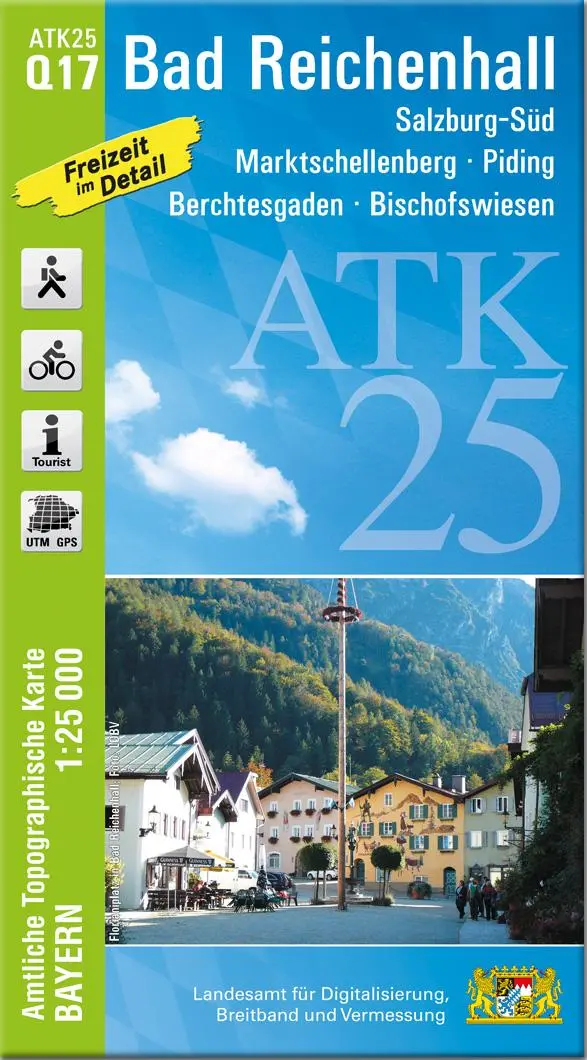 Cover: 9783987760556 | ATK25-Q17 Bad Reichenhall (Amtliche Topographische Karte 1:25000)