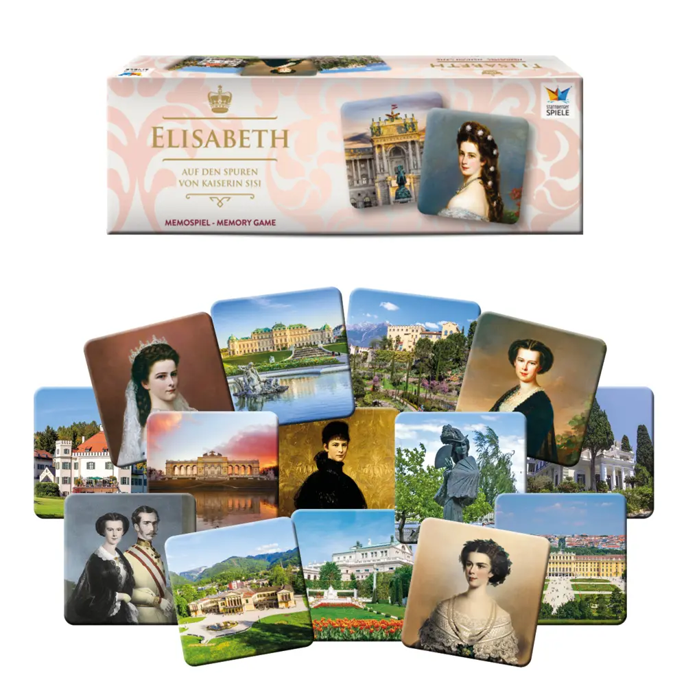 Cover: 4260472860656 | Elisabeth - Memospiel | Auf den Spuren von Kaiserin Sisi | Philippeit