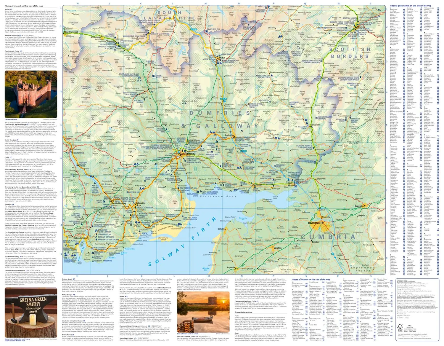 Bild: 9780008520656 | Dumfries &amp; Galloway Pocket Map | Collins Maps | (Land-)Karte | 2022