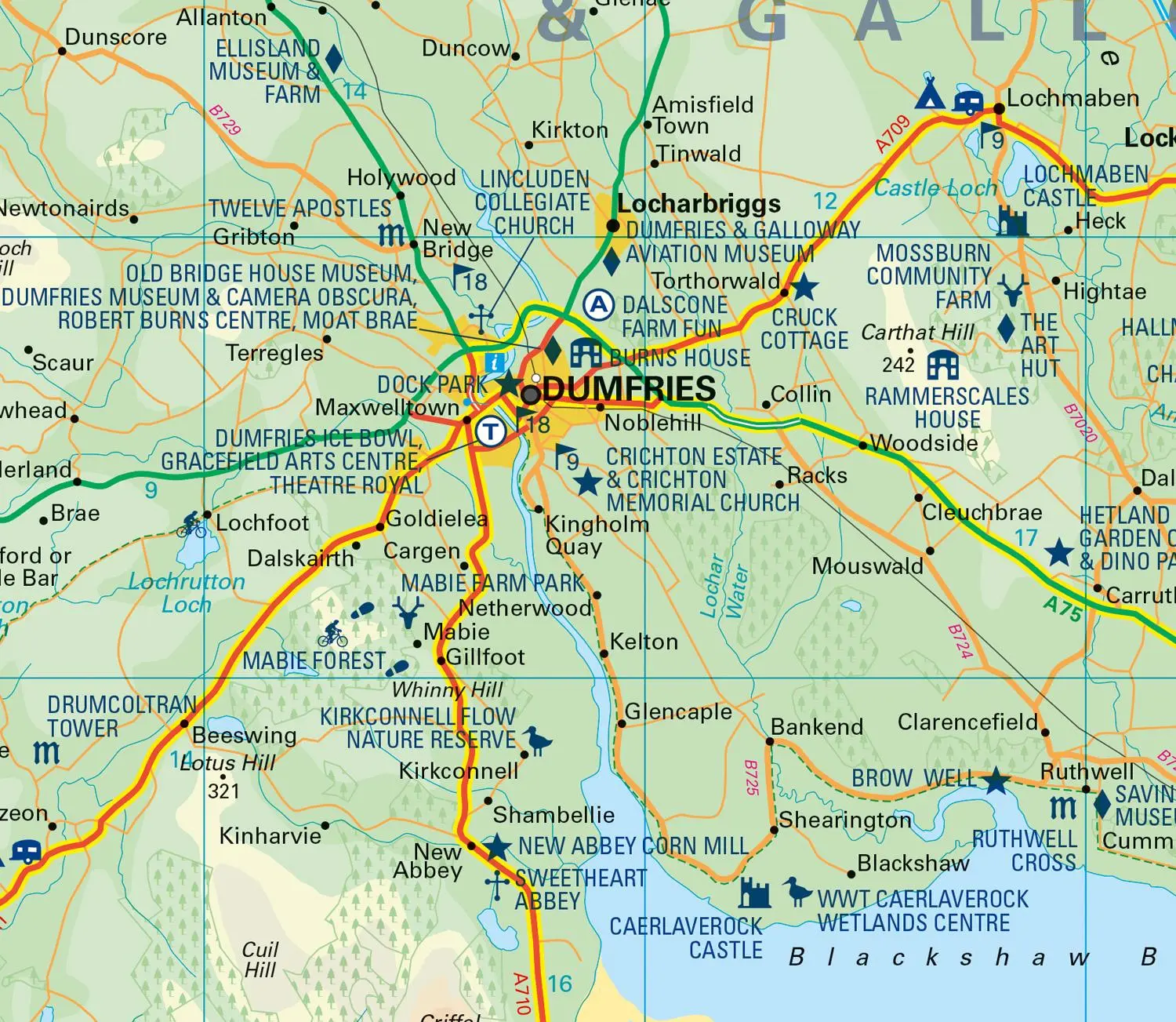 Bild: 9780008520656 | Dumfries &amp; Galloway Pocket Map | Collins Maps | (Land-)Karte | 2022