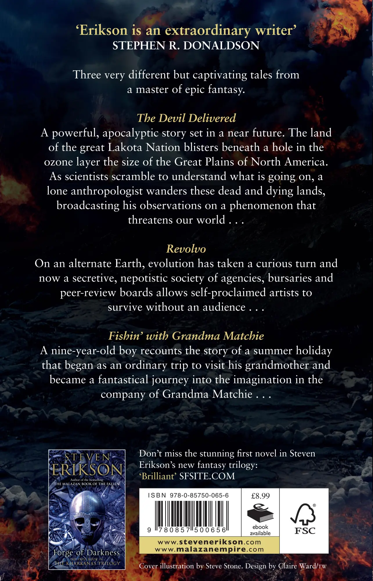 Rückseite: 9780857500656 | The Devil Delivered and Other Tales | Steven Erikson | Taschenbuch