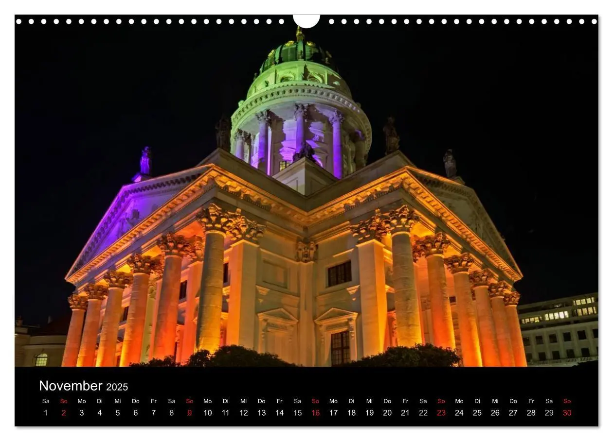 Bild: 9783435770656 | Berlin bei Nacht (Wandkalender 2025 DIN A3 quer), CALVENDO...