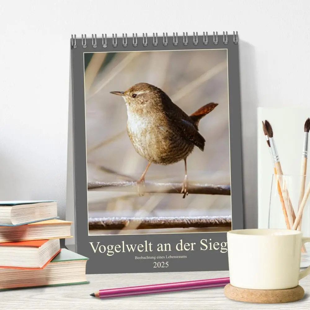 Bild: 9783435910656 | Vogelwelt an der Sieg (Tischkalender 2025 DIN A5 hoch), CALVENDO...