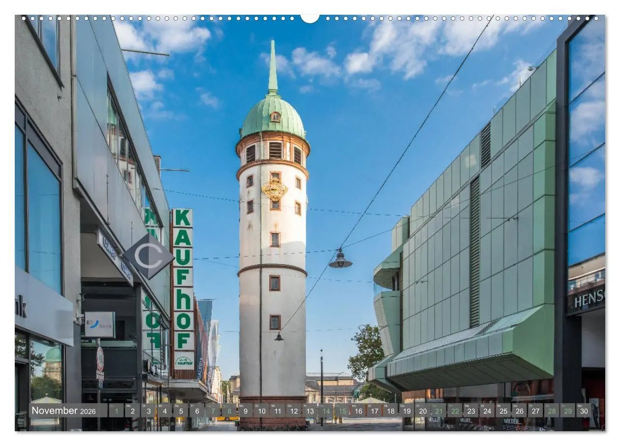Bild: 9783457620656 | Darmstadt im Licht (Wandkalender 2026 DIN A2 quer), CALVENDO...