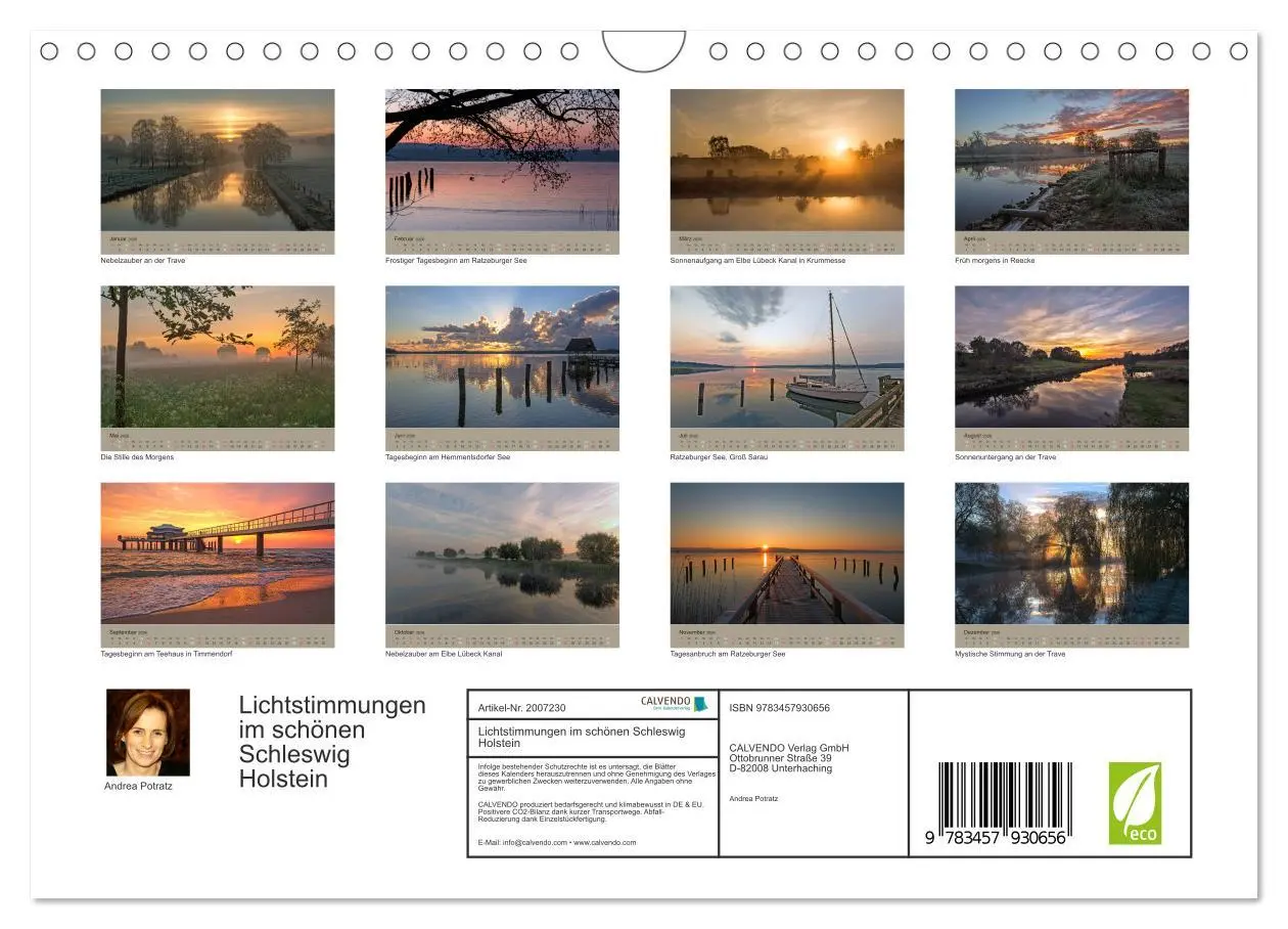 Bild: 9783457930656 | Lichtstimmungen im schönen Schleswig Holstein (Wandkalender 2026...