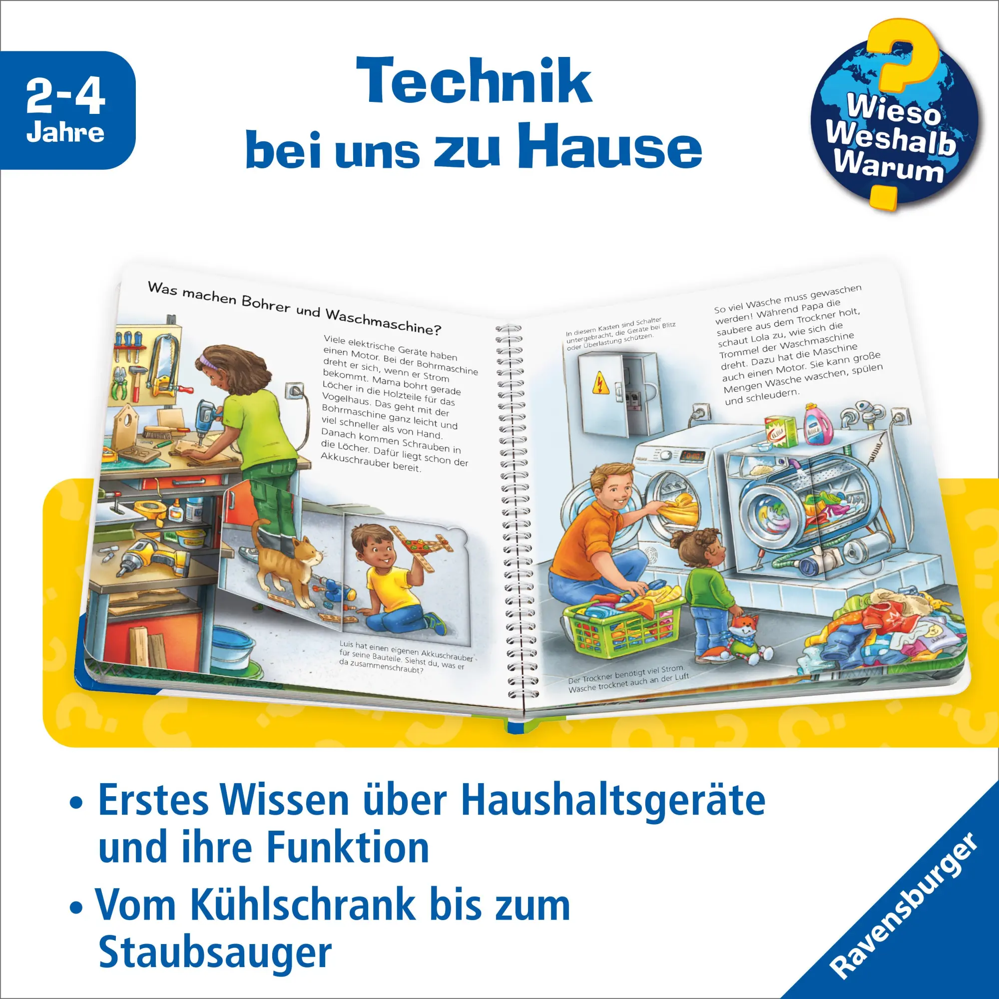 Bild: 9783473600656 | Wieso? Weshalb? Warum? junior, Band 76 - Bohrer, Lampe, Spülmaschine