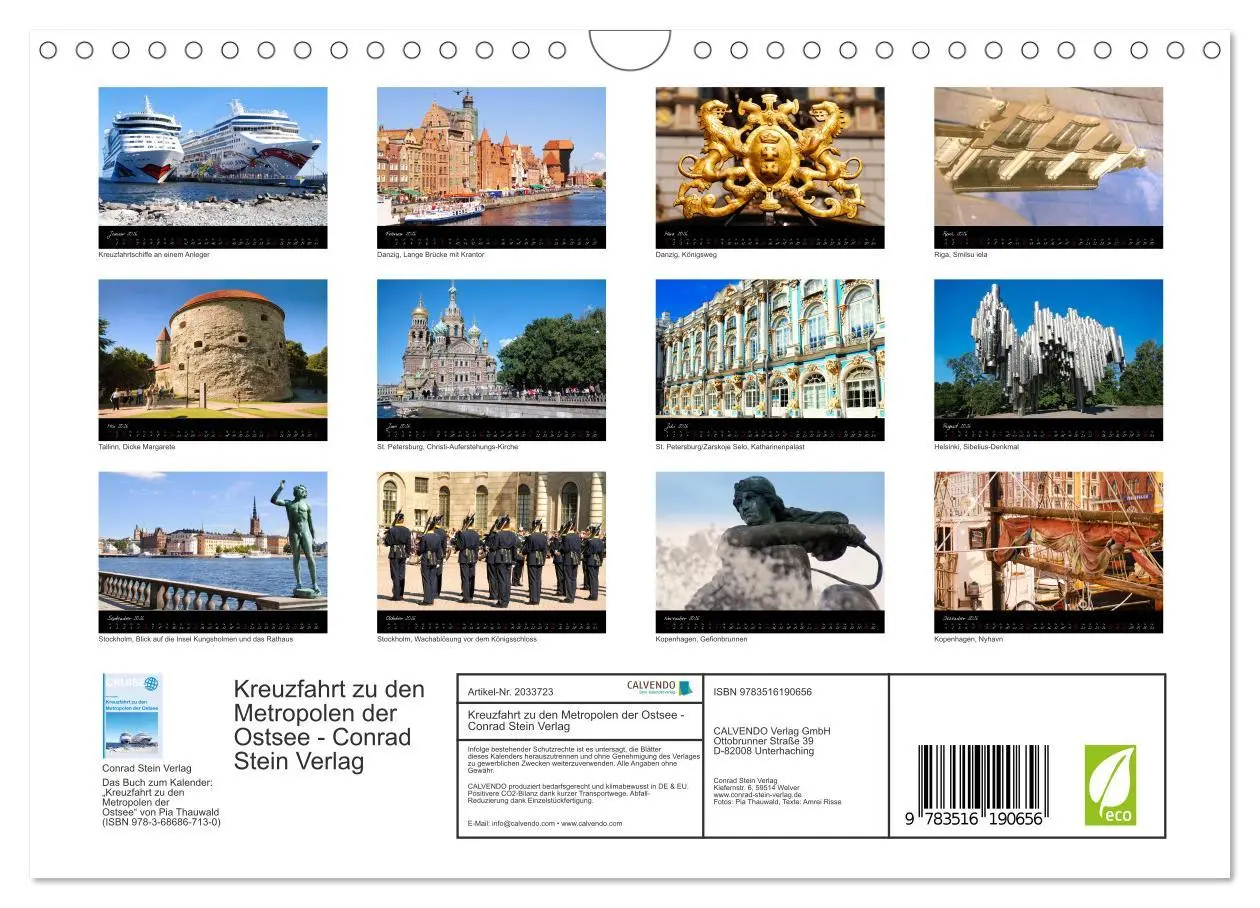 Bild: 9783516190656 | Kreuzfahrt zu den Metropolen der Ostsee - Conrad Stein Verlag...
