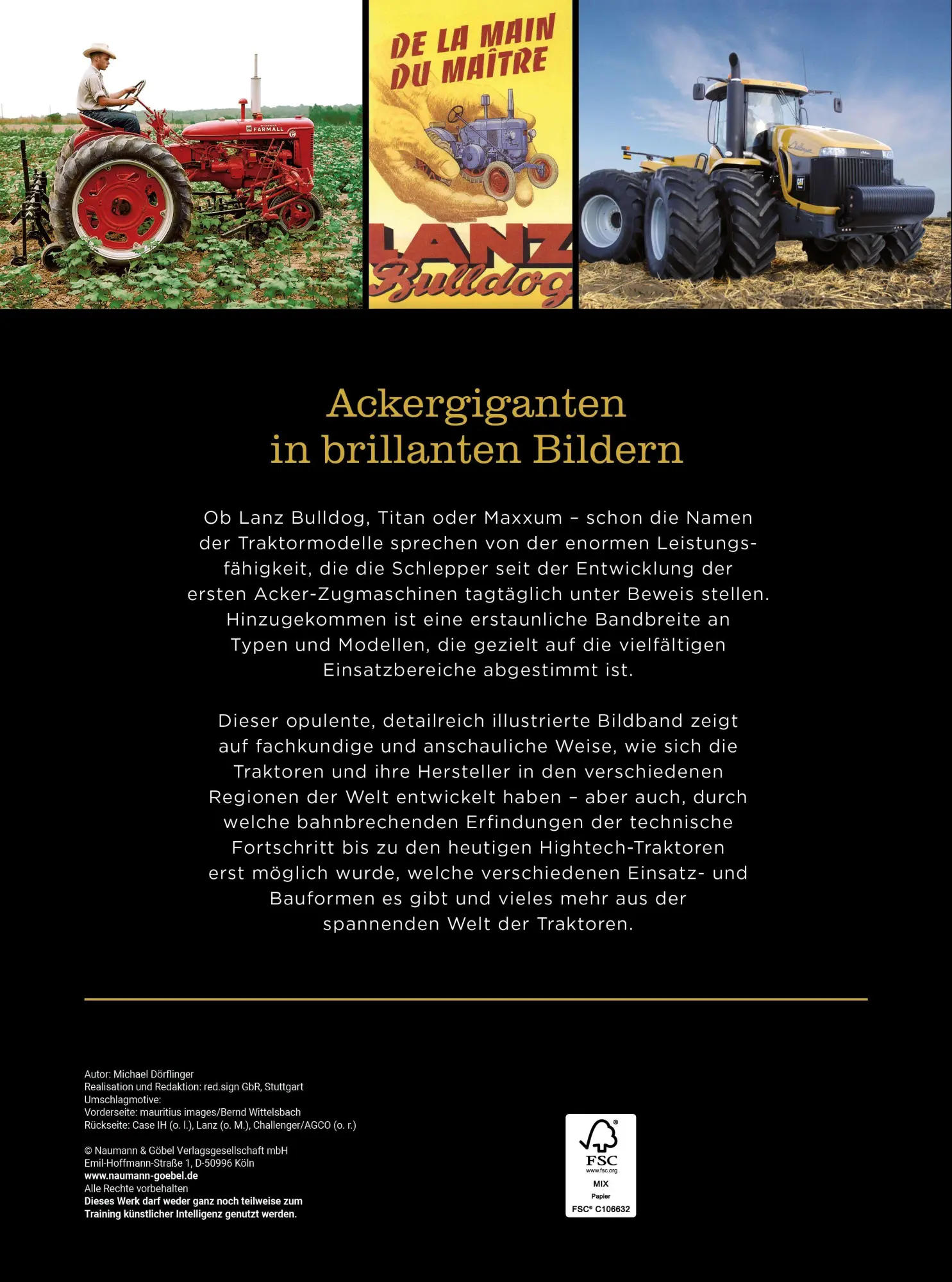 Rückseite: 9783625300656 | Traktoren - Geschichte - Hersteller - Entwicklungen | Dörflinger