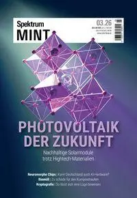 Cover: 9783690410656 | Spektrum MINT 3/2026 - Photovoltaik der Zukunft | Wissenschaft | Buch