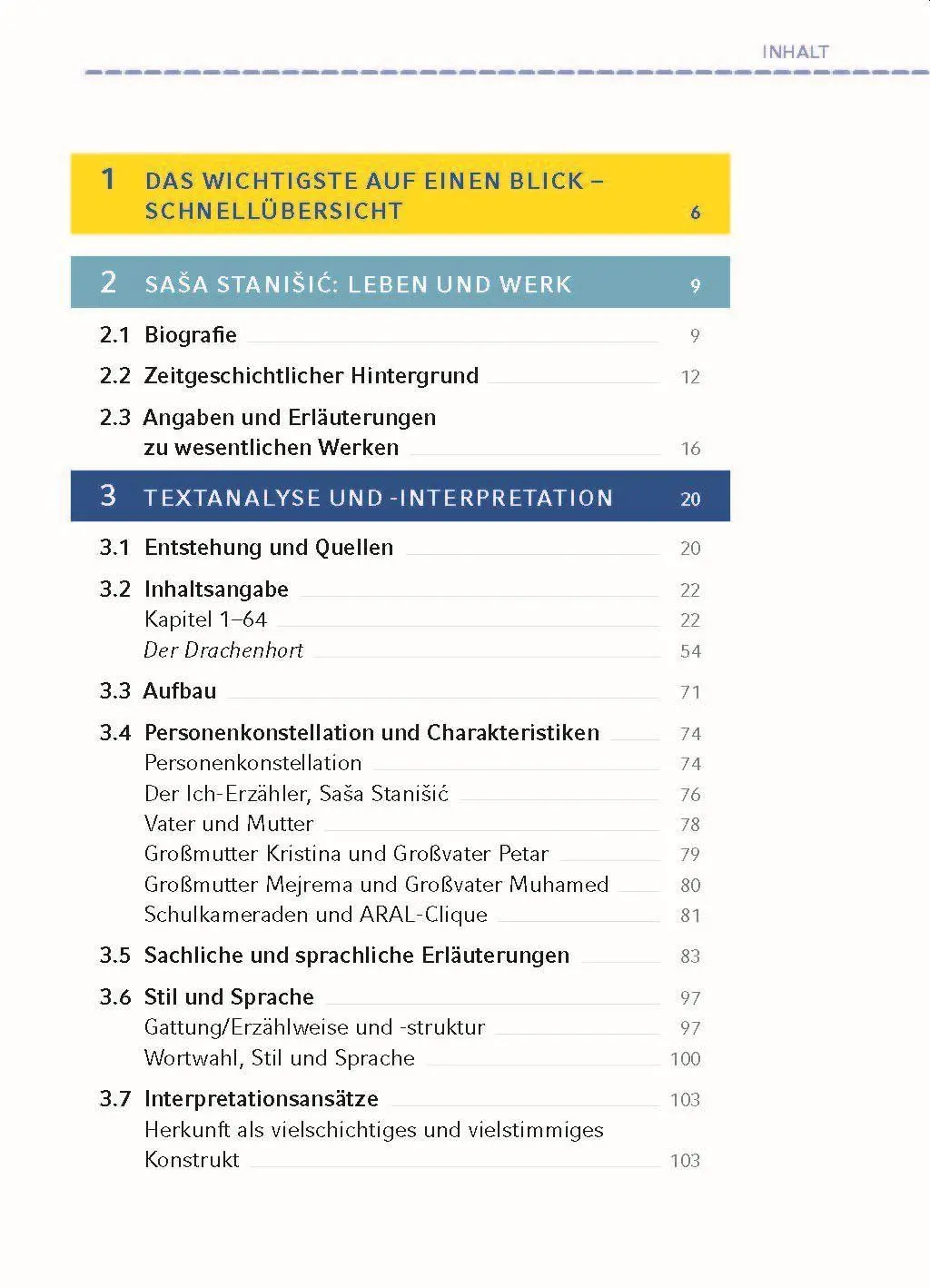 Bild: 9783804420656 | Herkunft - Textanalyse und Interpretation | Sasa Stanisic | Buch
