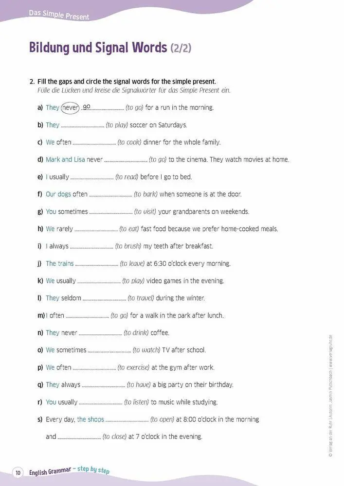 Bild: 9783834670656 | English Grammar - step by step | Jasmin Putschbach | Broschüre | 64 S.