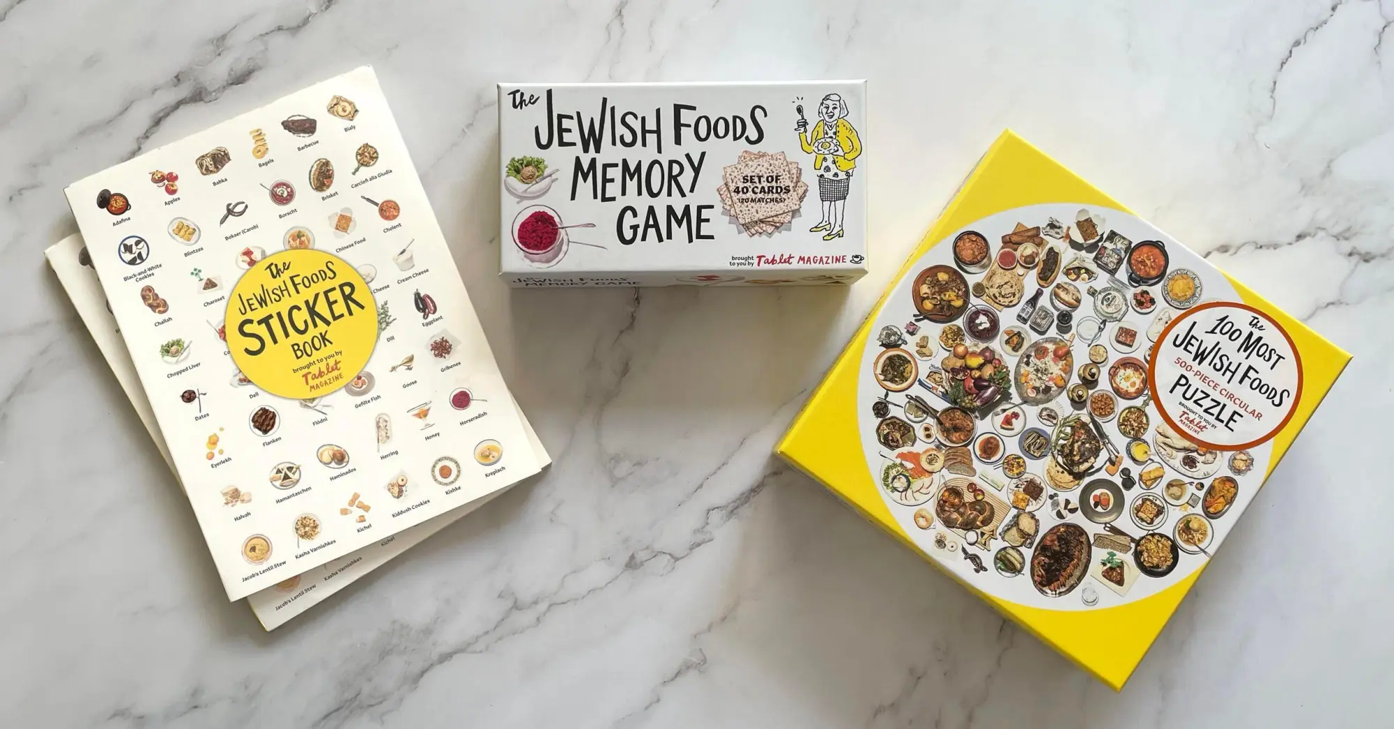 Bild: 9781648290756 | The 100 Most Jewish Foods: 500-Piece Circular Puzzle | Tablet | Spiel