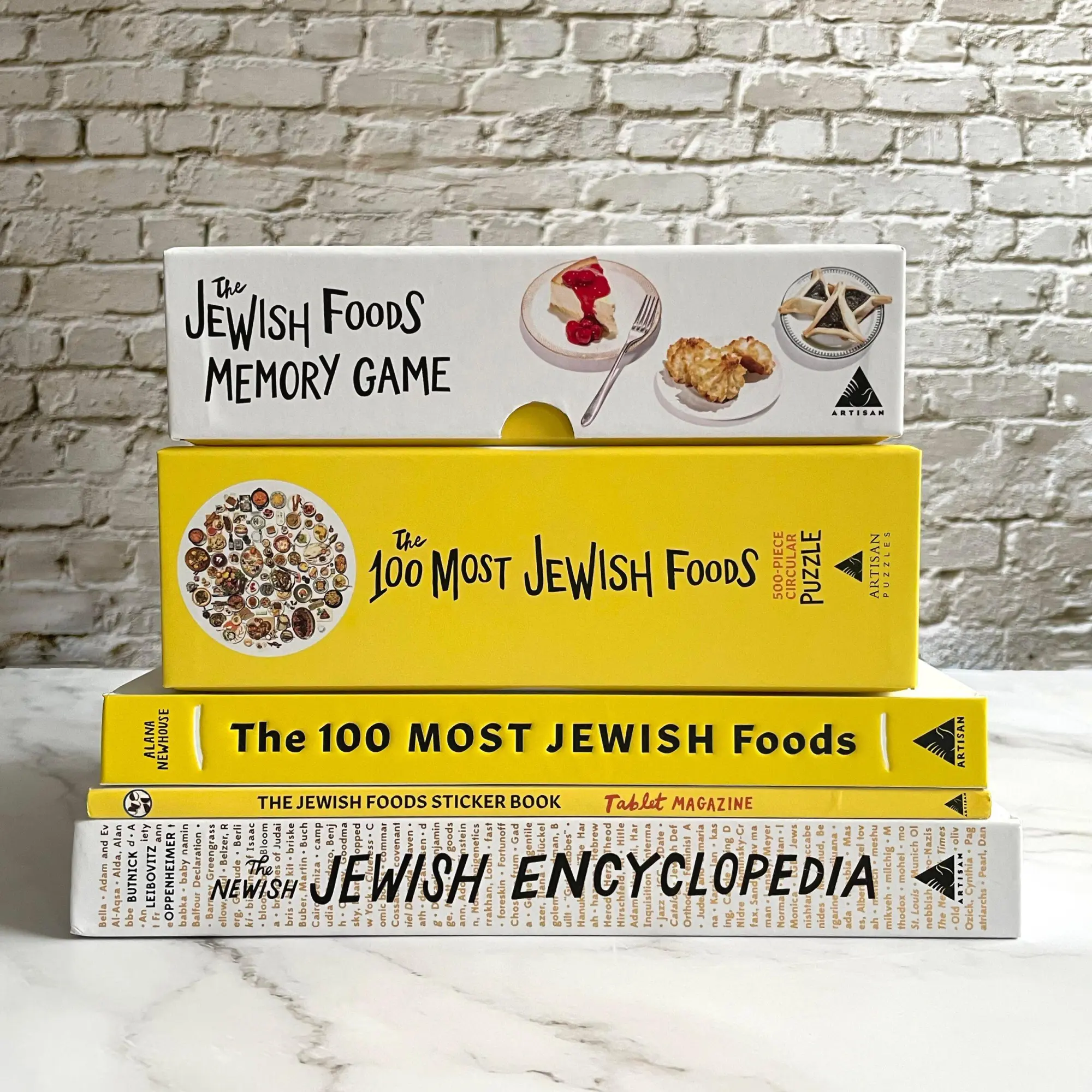 Bild: 9781648290756 | The 100 Most Jewish Foods: 500-Piece Circular Puzzle | Tablet | Spiel